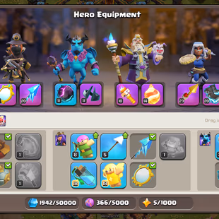 ❗[ PREMIUM TH-16 ]❗S.BALL [26] - R.SPEAR [23] | GG-FA-EB [20] || HEROS: 81-94-44-71-41 || 400 MEDALS || BEST DEAL - Image 5