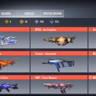 [Stacked] 13 Mythic ( 11 Max ) & 46 Legendary Weapons | 5 Legendary Soldiers | OG Skins | Meta Stacked | Full Access - Image 5