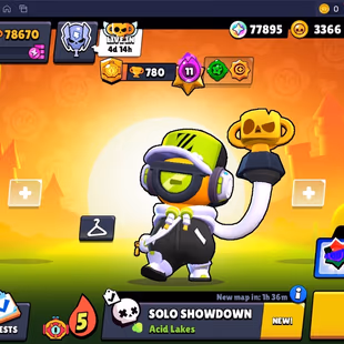 367 SKINS | 78.700 TROPHIES | 101 BRAWLERS | 52 HYPERCHARGE | 80 MAX | 23 PRESTIGE | 3 BUFFIES - Image 1