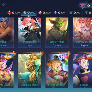 HYPER BASED PREMIUM ACCOUNT|| LEVEL 76|| LEGEND1 ||GRAND 10 || |EXQUISITE 3||  EXALTED 10 || SKINS 335 || HEROS 130||  - Image 3