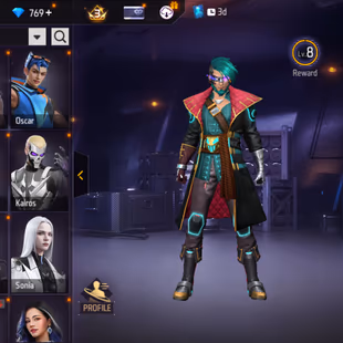 X209|Lvl 67|CONQUEROR TITLE|65 CHARACTER|213 COSTUME|52 VEHICLE|226 WEAPON(1 EVO+31 MYTHIC)|MAJESTIC WOODPECKER LVL 3|DI - Image 4