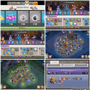 TH 14 LVL 217 Fullymax|BuilderHall Fullymax|BK 80 AQ 80 MP 60 GW 56 RC 30|NC FREE|MANY ITEMS&1084 MENDALS|Equipment Good - Image 4