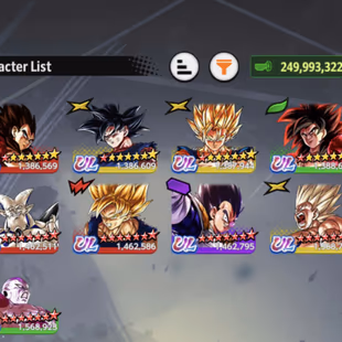 D942-IOS+Android-Good Account-9 UL(SS Goku+Frieza+SS4 Goku+SS4 Vegeta+Goku Uis+Super Vegito)+53 Legends+Vip Equipment - Image 3