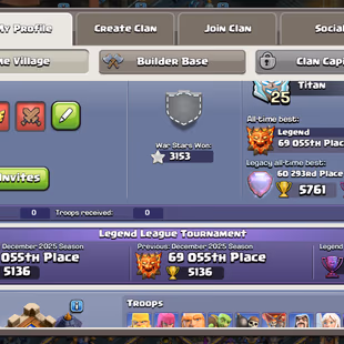 🔥2x Sceneries🔥 || Xp-251 || Th18 Almost || Almost Max Equipment || Heroes 95-105-90-80-55 || 6 Builders || Nc Avail - Image 2