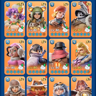 State 882 - VIP 9 - 465M - GOOD PET - 9 Avatar Frame - 1 House skins - 4 Marching - T10 Troop - Furnace 8  - ( Max 7 Her - Image 1