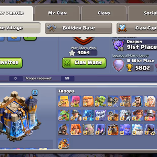 [EE84] LEGENDARY SCENERY [TH18 MAX] 6HERO MAX | PROFILE MAX | 12 EPIC MAX | 4K WAR STAR | BB MAX | RENAME 1500 GEMS - Image 6