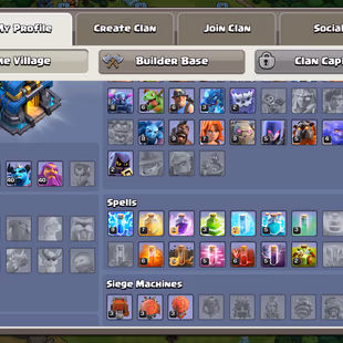 [ TH-12 FULLY MAX ] || 5200 GEMS || 10X EPIC EQUIPMENT [ NICE LEVEL ] || MAX DEFENCES - TROOPS - WALLS HEROS - Image 5