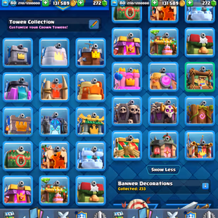 [PREMIUM] KT16 LVL 80 | 30 MAX CARD | 30 EVO | LVL 15 76 CARD | LVL 14 121 | 209 EMOTE | 24 TOWER SKINS | 12268 TROPHIES - Image 6