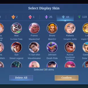 MLBB | ForsakenLove | LVL 67 | M7 PRIME GRANGER | KOF KARINA | COLLECTOR NATALIA | HERO 120 | SKINS 196 | FULL EMBLEMS - Image 7