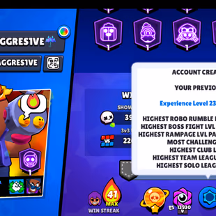 MASTERS 2024 | ROYAL AGENT COLT | 77 TITLES | 288 SKINS | 83.500 TROPHY | 93 BRAWLERS |37 HYPERCHARGED|75 MAXED BRAWLERS - Image 6