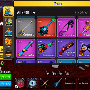 Blox Fruits Lv.2642 | Kitsune PERM + Buddha PERM + Portal PERM | Dark Blade + CDK + TTK | Human | Sanguine Art | Second  - Image 7