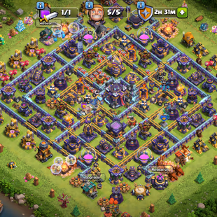 Th15 Almost Max [700-Cwl Medel] | Hero-75-86-36-30 | Equipment-14-Epic All Good 20-Lvl Up | Defns Max |  XP-180 | NC-Yes - Image 1