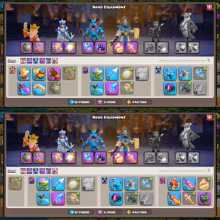 Th11 Max [All Equipments Max] 1 Lvl Left [] War Arena Scenary [] CWL-1940-Medals [] XP-130 [] Old Obstacles [] 7800 Gems - Image 1