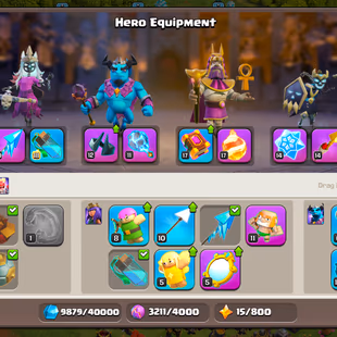 Th14 Awesome Acct ✨ 12x Epic Equip ✨ Hero's 85-85-60-60-30 | Level 176 | Many Decoration Items | Instant Delivery - Image 5