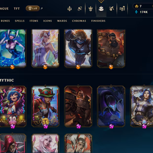 NA | 337 SKIN | 174K BE | 190 LVL | SILVER | MAIL CHANGEABLE ACCOUNT - Image 1