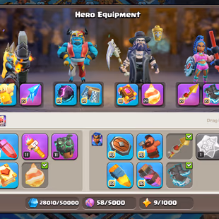 🔥RAREST DARKNES WARDEN SKIN🔥[TH18] MAX DEFENCE || 5 HERO MAX NEW HERO LVL 15 || SOLID EPIC EQUIPMENT || HIGH PROFILE - Image 7