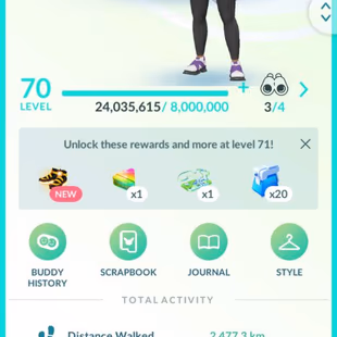 SHINY LEG RESHIRAM - LEVEL 70 - 181 SHINY - 19 LEGENDARY || 9-10million STARDUST - RENAME AVAILABLE - SAFE SECURED - Image 1