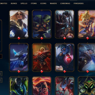 SEVER [ EUW ] - 664 LVL  - SILVER II (P) - 421 SKINS - FULL CHAMP [ 378998 BE - 49 RP ] - FULL ACCESS  115 MYTHIC ESSE - Image 2