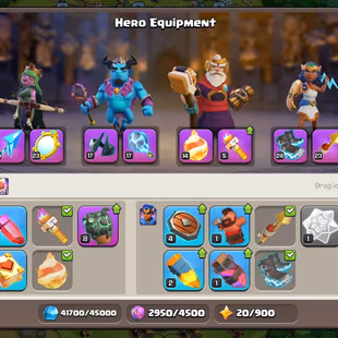 [4HERO MAX-PREMIUM TH-18] | [13EPIC-S.BALL-E.BOOT-24] | HERO-105-105-71-80-55 | GOOD SKINS | BLUE WALLS | LOW PRICE - Image 7