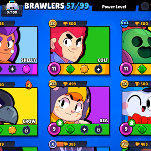 19400 TROPHIES [] 30 HEROES SKINS [] 57 BRAWLERS [] 8 MAX WIN STREAKS - Image 4