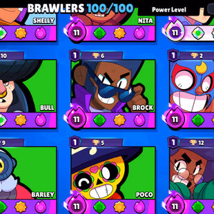 PRESTIGE-METEORIC 🎄 100K TROPHY - 480X SKINS 🎄 100/100 BRAWLER | ALL MAX/ALL HYPER | TONS OF RARE SKINS | 887X PIN'S - Image 7