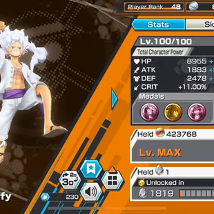 [3756][IOS+ANDROID] 8 EX - Garp + Akainu + Zoro + Kuzan + Shanks + G5 Luffy + Big Mom + Blue Luffy , Support 160, 27Hb - Image 4