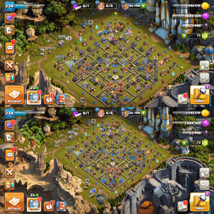 🔥TH-18 NEAR MAX🔥XP-234! CLASH OF DRAGON SCENERY! 4X EPIC EQUIPMENTS MAX! HEROES:-105-89-67-75-51-1! FAST DELIVERY - Image 1