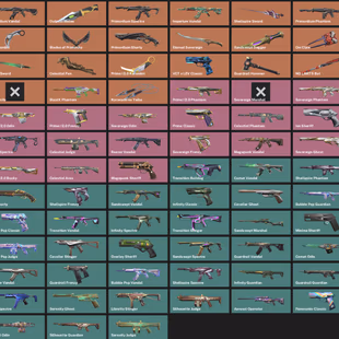 NA - LVL 231 - Unranked - 18 KNIVES - 155 SKINS (107,225 VP) Prelude to Chaos Vandal, Ion Karambit, Blades of Primordia - Image 4