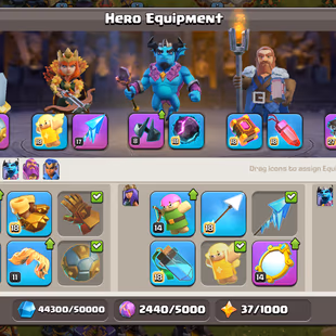 TH 17 ALMOST MAX-XP 218-CHILD ID-HER0 100-100-75-50-EPIC SB[MAX] EB[MAX] GG 20 FA 17 RS 26-MEDALS 1886-NC YES-BEST DEAL - Image 6