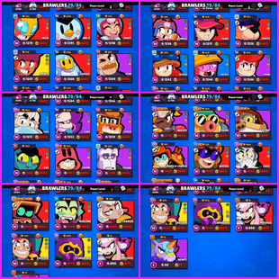 🔥[DG-1] LEV299-2018 ACCT 40K-TROPHIES 79-BRAWLERS 7-HYPERCHARGE 23-MAX POWER 160-SKINS 65-GEMS CHEAP INST - Image 6