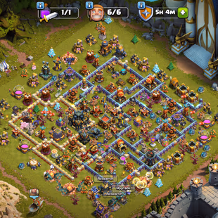 TH 17 !  Legendary Scenery ! Town Hall Level 17 ! 5 Epic Equipment ! Hero K-95 AQ-Max MP-42 GW-53 RC-34 ! Nc Available   - Image 2