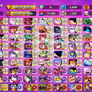 🌟WORLD CHAMPIONSHIP MAX🌟19 TITLES | 391 SKINS | 89.200 TROPHY | 98 BRAWLERS | 65 HYPERCHARGED | 74 MAXED BRAWLERS - Image 4