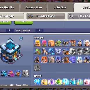 Th13 [15K Gems] [] League King-1411 Cwl Medals [] Hero-75-75-49-25 [] Equipments-6x-Epic Max-12x Epic [] XP-164 [] BEST - Image 5