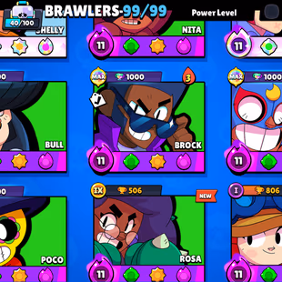 226-GEM 🎄 76.5K TROPHY 🎄 99/99 BRAWLER | 58X MAX | 55X HYPER | 325X SKINS | NC AVAILABLE | DELIVERY INSTANTLY  - Image 4