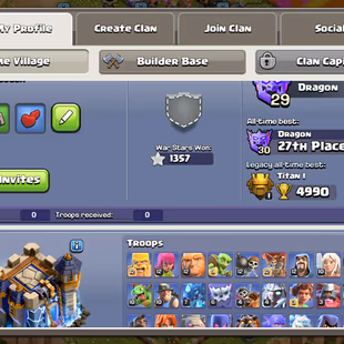 🔥Xp-238🔥 || Th18 || High Quality Epic Equipment || Heroes 95-97-73-71-48 || 6 Builders || Nc 1k Gems || Cheapest - Image 2