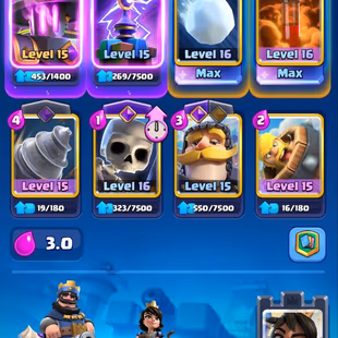 RAREST GT 100 AND 2x CRL 20 WIN EMOTES GT RANK 51 TOP UC RANK 336 KT 16 106 ELITE CARDS ALL EVO 75 XP 35 TOWER SKINS - Image 6