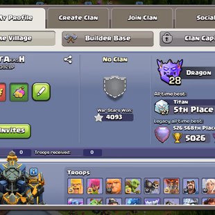 🔥[ TH-17 NEAR MAX ]🔥5 EPIC MAX : GG-SB-FA-MM-EB [MAX] | FB [26] || HEROS: 100-100-71-75-50 [ MAX FOR TH-17 ] - Image 2