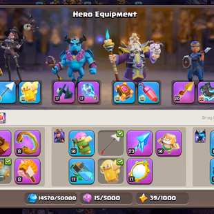🔥2x Sceneries🔥 || Th18 || All 15 Epic Equipment || Heroes 82-93-53-56-38 || Defense Almost Max || Nc Available ||Cheap - Image 4