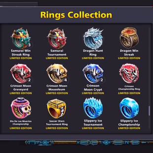 RAREST | 100CCP MAX | ALL CUE MAX | 700M COINS | BLACKDIAMOND TIER | RAREST RINGS | RAREST COLLECTION | INSTANT DELIVERY - Image 8