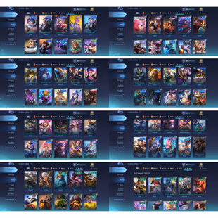 MOONTON | LV 134 | WR 62 PERCENT | KUNGFU PANDA THAMUZ - TRANSFORMERS ROGER - ZODIAC MINO | HERO131 | SKIN 283 | BP 246K - Image 6