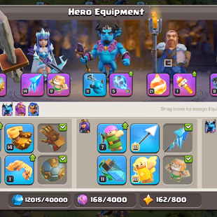 PREMIUM🔥 TH-15🔥[10EPIC-F.BALL-R.SPEAR-21-S.BALL-20] | NEAR MAX DEF | NC AVAILABLE | BLUE WALLS | GOOD SKINS  LOW PRICE - Image 6