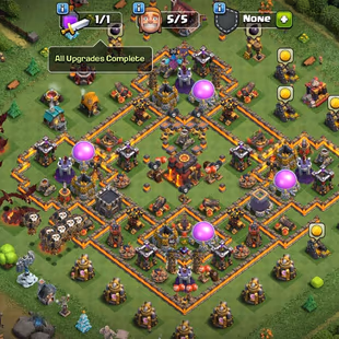 FULLY MAX TH-10 | [6EPIC-S.BALL-D.CROWN-F.ARROW] | HERO-40-40-20 | NC FREE | NOTHING LEFT FOR UPGRADE | KING-QUEEN SKIN - Image 3