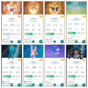 🎯 LEVEL 70 STACKED ACCOUNT 2016 👹|  249 LEGENDARY |  560 SHINY |  SHINY LEGENDARY 28 |  SHINY MYTHICAL 6 | - Image 3