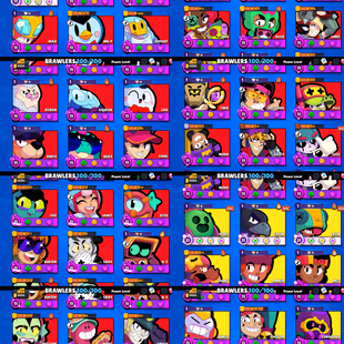 91k TROPHIES | RAREST STAR SHELLY | 42 BUFFIES | 100 MAX POWER BRAWLER | 98 HYPERCHARGE | 330 SKIN | RENAME FREE | - Image 5
