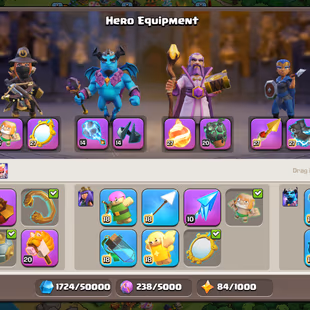 TH 17 ! Full Maxed ! New hero Left ! Town Hall Level 17 ! All Epics ( 7 Almost Max ) ! Namechange 500 ! 450 Cwl Medals - Image 6