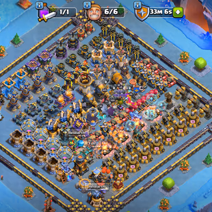 🌟BEST OFFER | TH 18  MAX DEFENCE 🌟5X HEROES MAXED | ALL EPIC CLOSE MAX | NC AVAIL | 2X  HELPER MAXED | 120 WALLS MAX  - Image 1