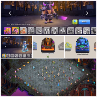 Rearrest 6 builder Unlocked -- Th10 Full Max -- Exp: 206 -- 1348 War Star -- Legend Profile -- Tiger and Shadow Scenery  - Image 3