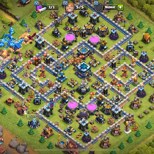 [MAXED DEFENCE] TH-13 | 777 MEDAL | HERO 61-66-45-48-19 | XP-151 | BLUE WALLS | BEST CHEAP DEAL | - Image 2