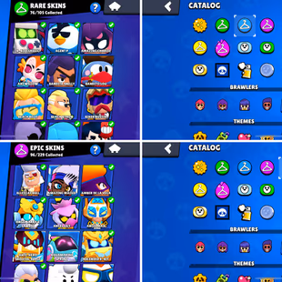 88K Trophies LVL9 | 98/98 Brawlers | 38 Max Brawlers - 33 Hypercharged | 264 Skins | 608 Pins | 309 Icons | 161 Sprays - Image 6
