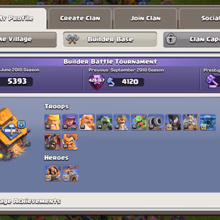 🔥Xp-213🔥 || Th18 Old Obstacles || Good Epic Equipment || Heroes 80-100-55-46-31 || 6 Builders || Nc Available || Cheap - Image 7